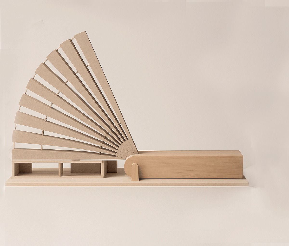 Éventail – Architectural Model by Cometa Architects
