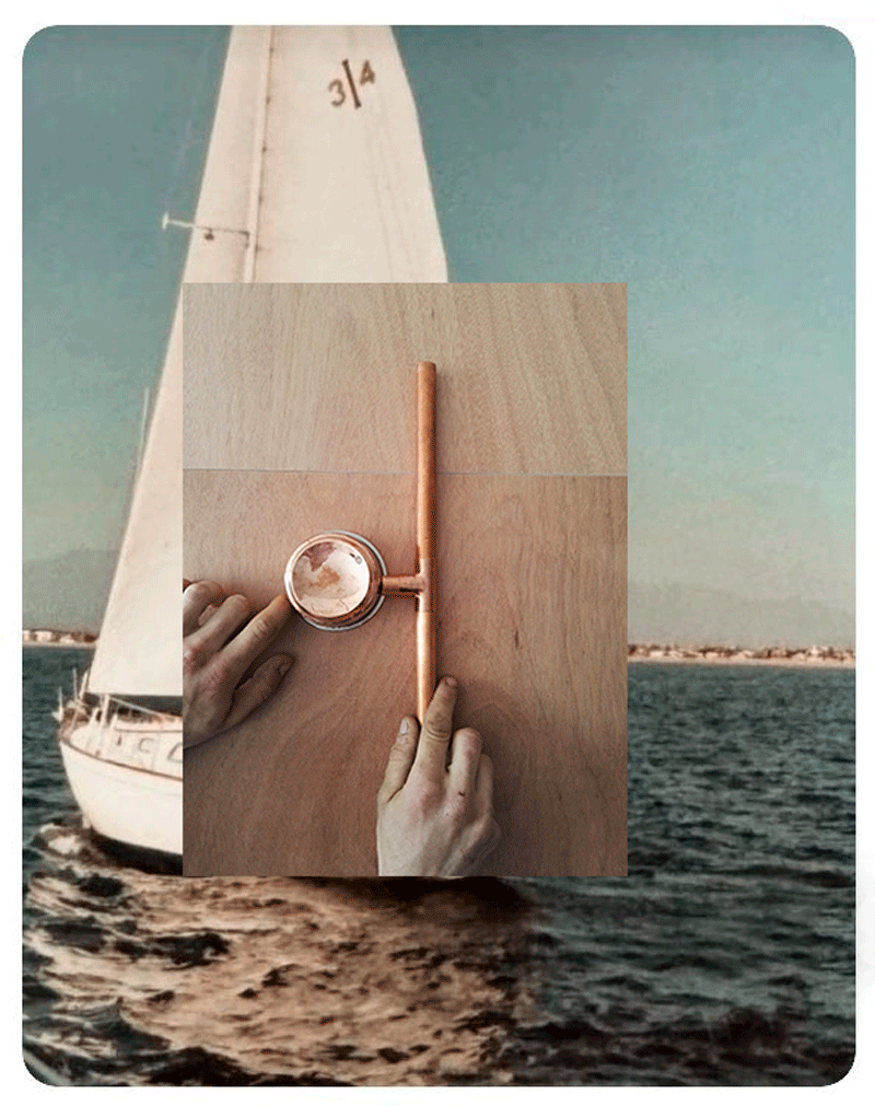 Installation of radiant underfloor heating and brickwork on terrace during construction of Marina Apartment by Cometa Architects in Barcelona