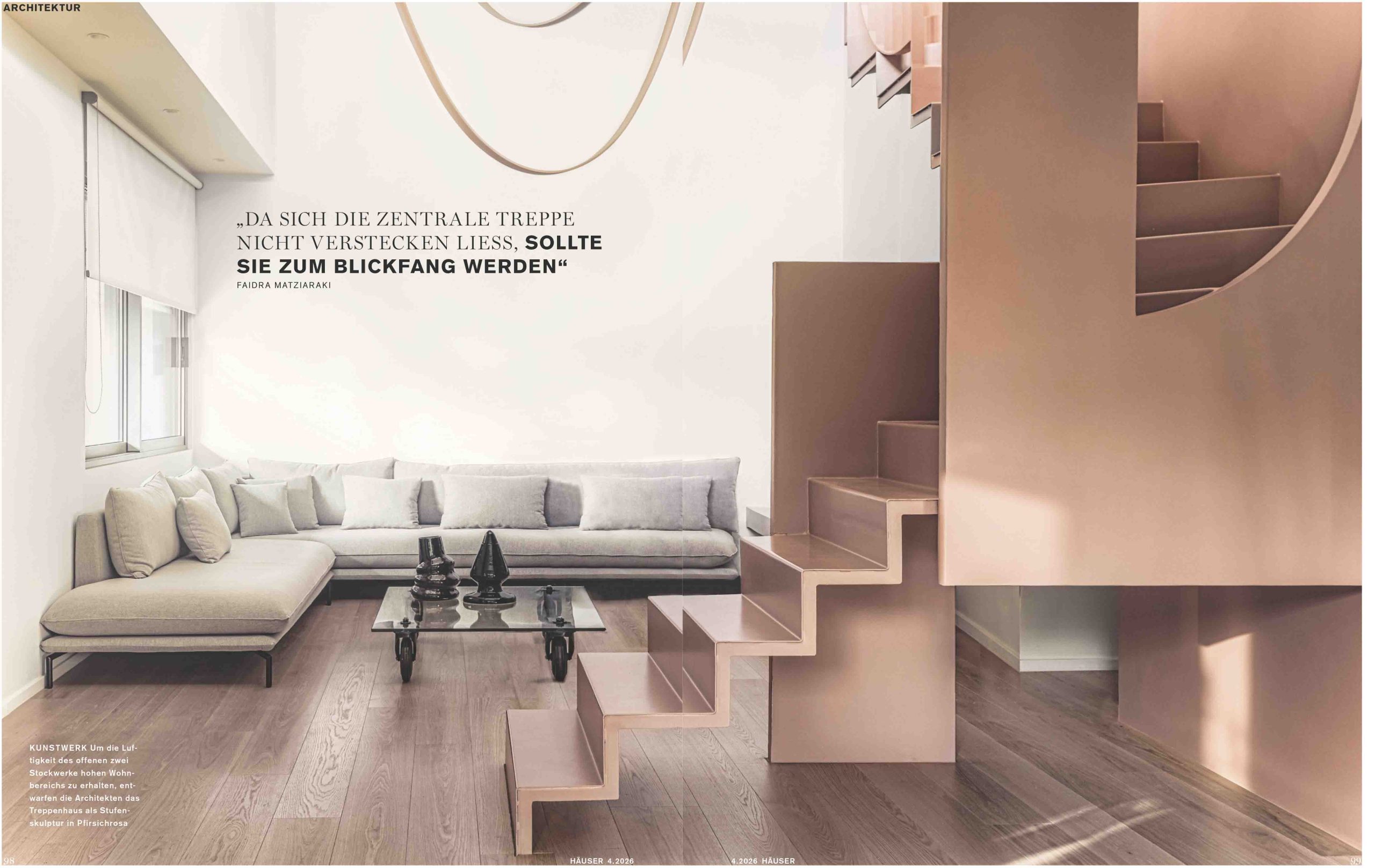 Hauser Magazine Cometa Architects Greece CASAD Living room