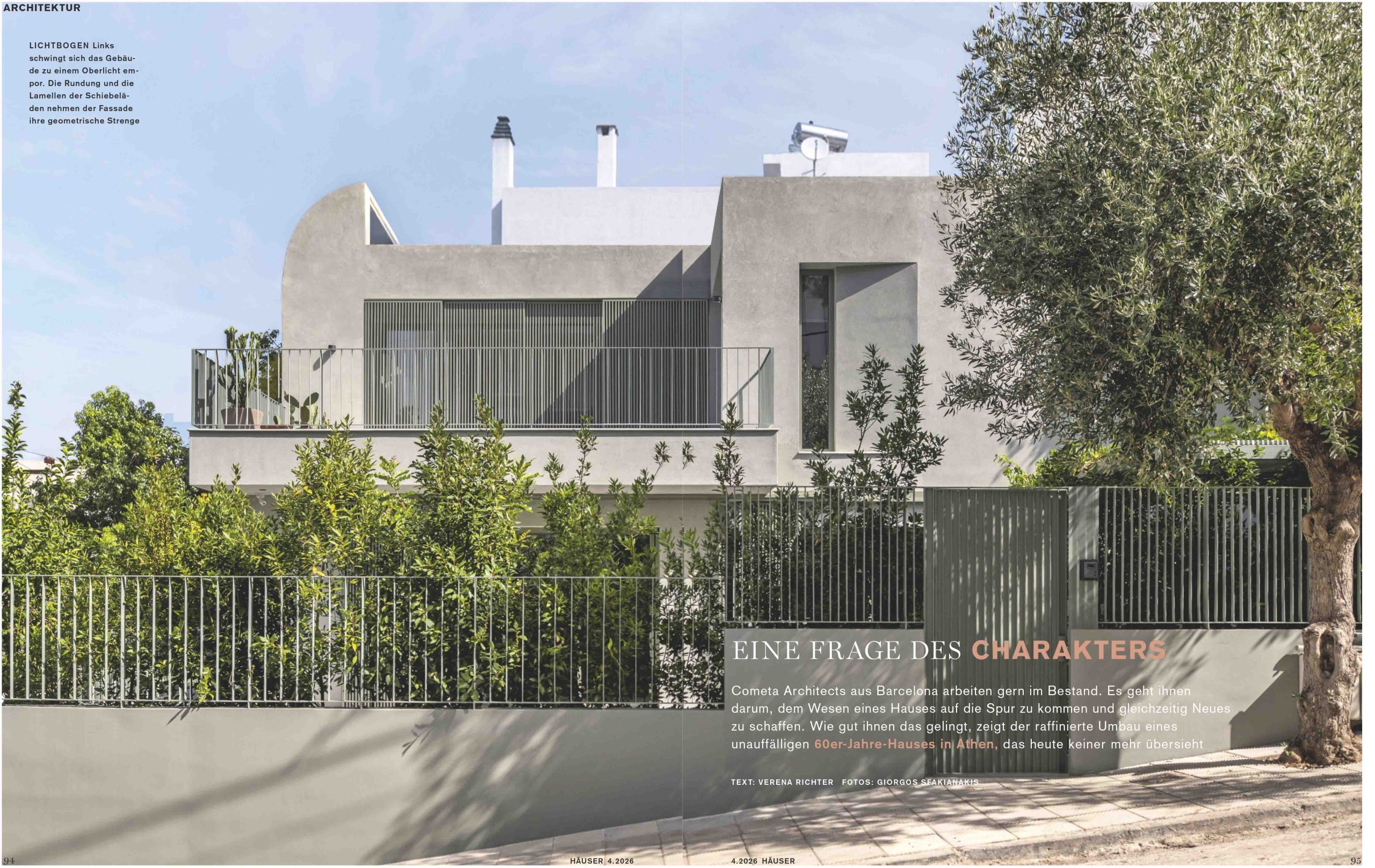 Hauser Magazine Cometa Architects Greece CASAD
